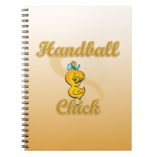 Handball Chick Notebook (Front)