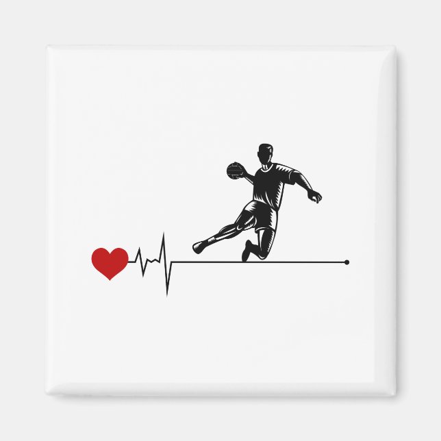 Handball Coach Handballer Funny Saying  Magnet (Front)