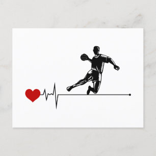 Handball Coach Handballer Funny Saying Postcard