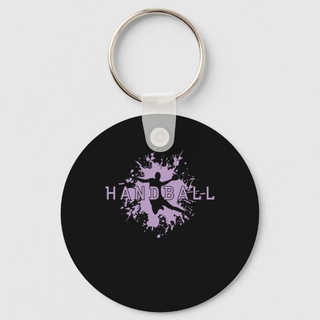 Handball: Color in your life Key Ring (Front)