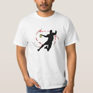 Handball design of player and goal T-Shirt