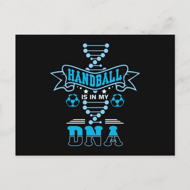 Handball DNA Postcard (Front)