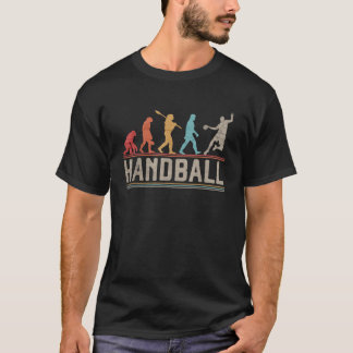 Handball Evolution Funny Handballer Handball Playe T-Shirt