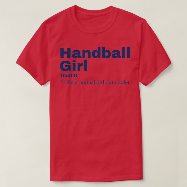 Handball Girl Handball 2 T-Shirt (Design Front)