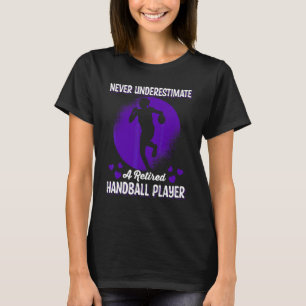 Handball  Graphic For Girls Women Handball Player T-Shirt