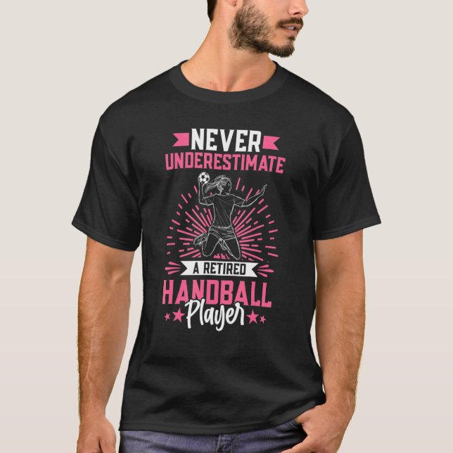 Handball  Graphic For Girls Women Handball Player T-Shirt (Front)