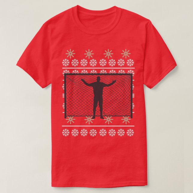 Handball handball goalkeeper gift Christmas T-Shirt (Design Front)
