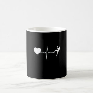 Handball Handball Player Heartbeat Coffee Mug