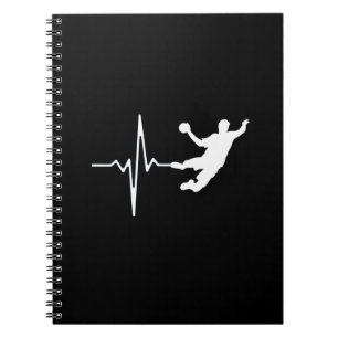 Handball - Handball Player Heartbeat Notebook