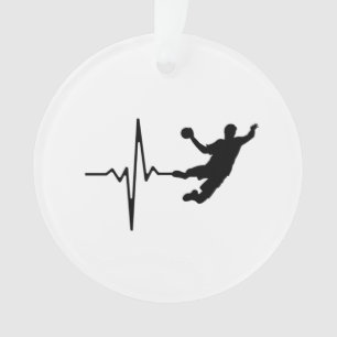 Handball - Handball Player Heartbeat Ornament
