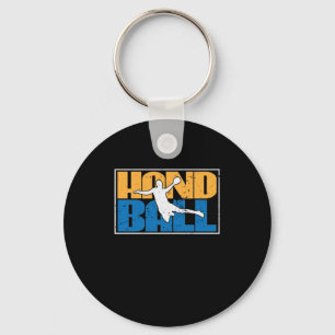 Handball is not a sport for soft eggs key ring