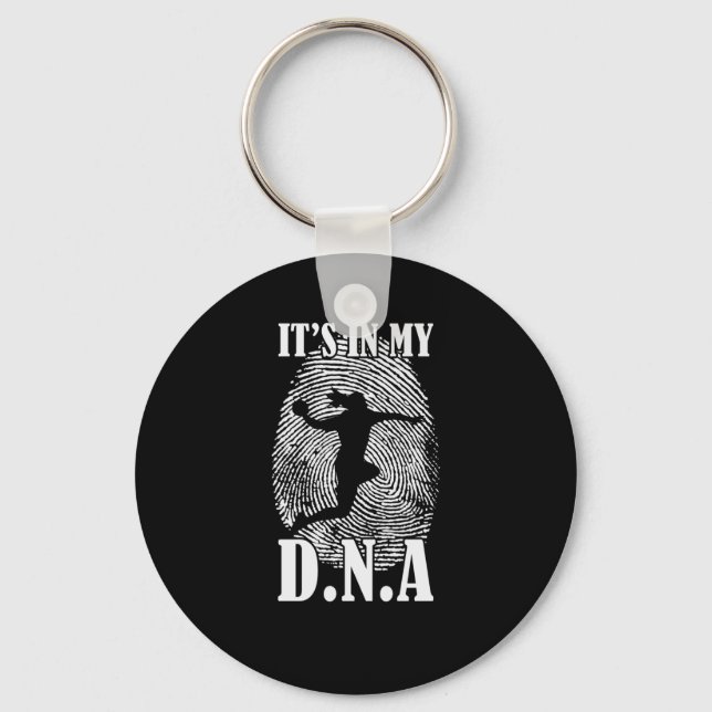 Handball ist in meiner DNA Key Ring (Front)