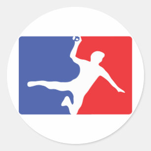 Handball Legend icon Classic Round Sticker