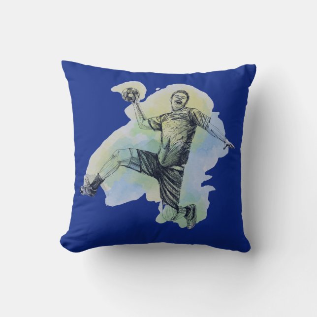 Handball lovers, handball cushion (Front)