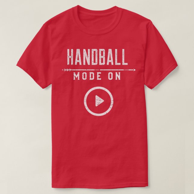 Handball Mode On T-Shirt (Design Front)
