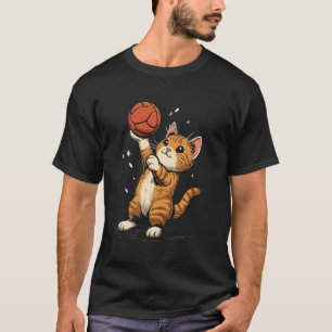 Handball player Cat on Handball T-Shirt
