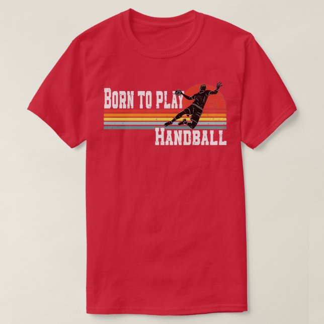 Handball Player Circle Runner Back room 1 T-Shirt (Design Front)