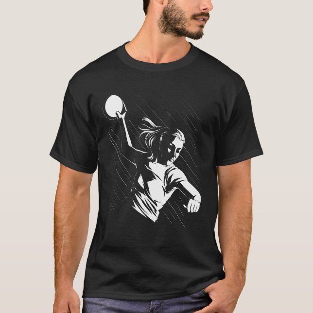 Handball Player Handball Ball Outfit Handball Live T-Shirt (Front)