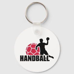 Handball player key ring