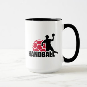 Handball player mug
