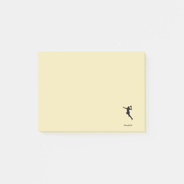 Handball Player Post-it Notes (Front)