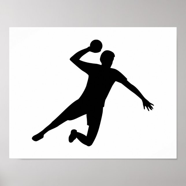 Handball player poster (Front)