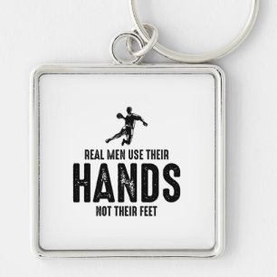 Handball Player Sport Team Handballer Funny Saying Key Ring