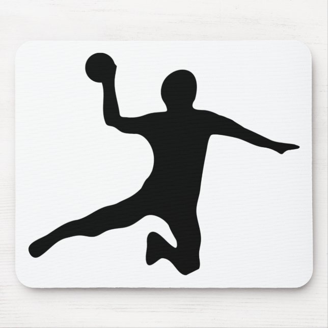 handball spieler dodgeball mouse mat (Front)