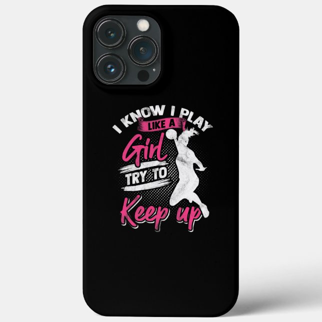 Handball Sport Boys Girls Hobby Coach Goalkeeper  Case-Mate iPhone Case (Back)