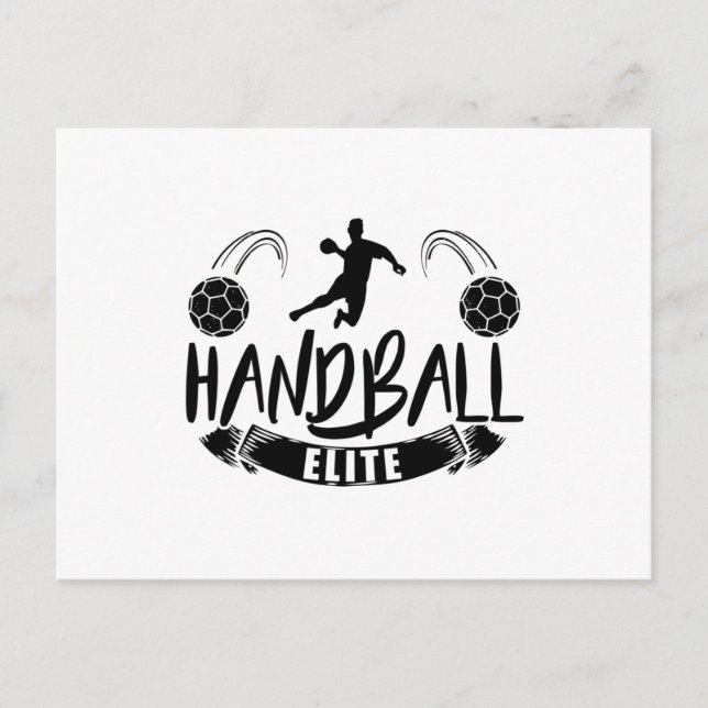 Handball Team | Handball players Sport Trainer Postcard (Front)