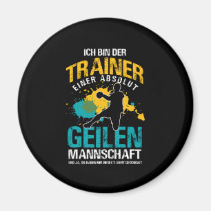 Handball Trainer Throwing Team Sports Goal Gift Magnet