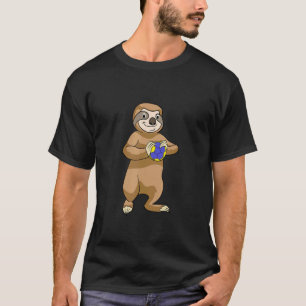 Handballer Sloth Handball Player Goalkeeper Pivot T-Shirt