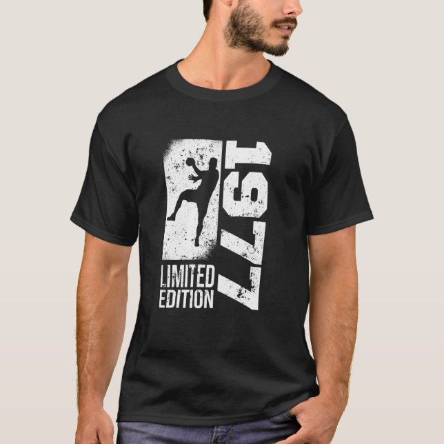Handballers Handball game 1977 Birthday Handball T-Shirt (Front)