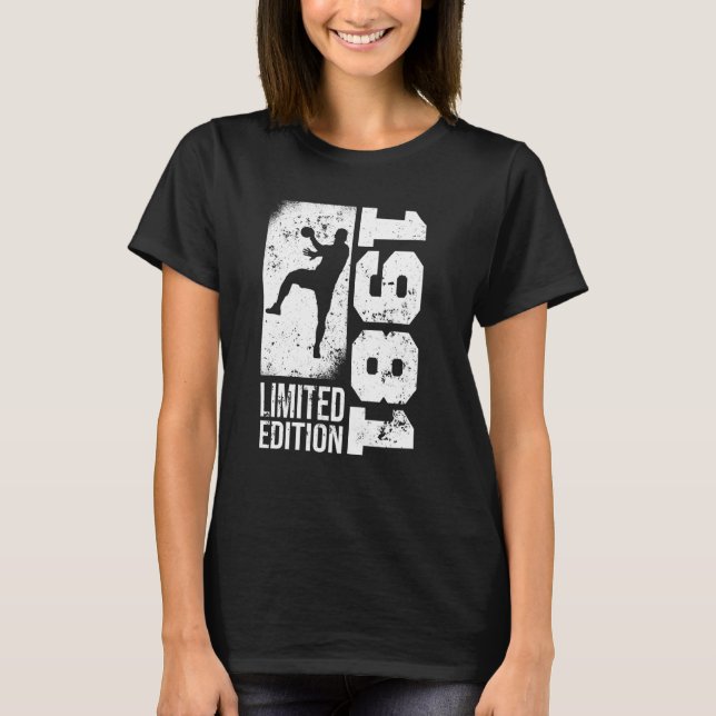 Handballers Handball game 1981 Birthday Handball T-Shirt (Front)