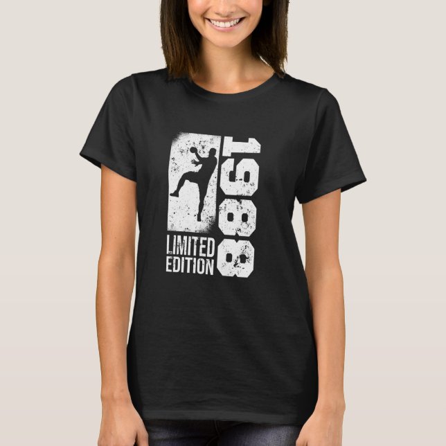 Handballers Handball game 1988 Birthday Handball T-Shirt (Front)