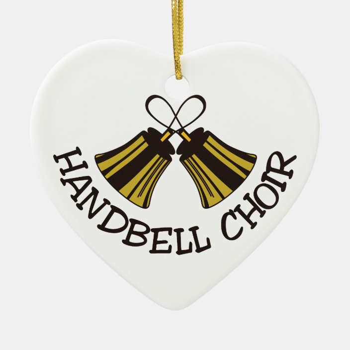 Handbell Choir Christmas Ornament Zazzle.co.uk
