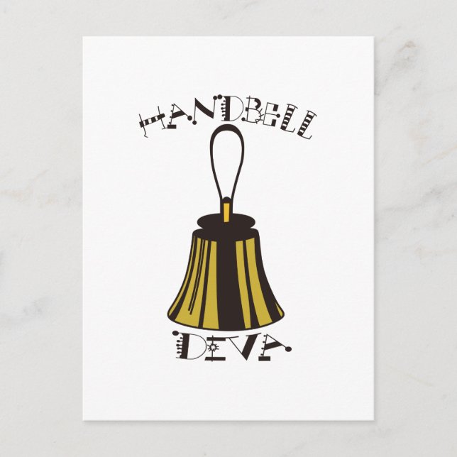 Handbell Diva Postcard (Front)