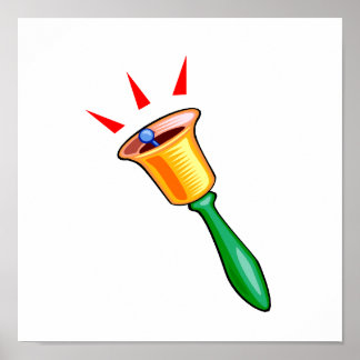 Handbell graphic image, hand chime image poster