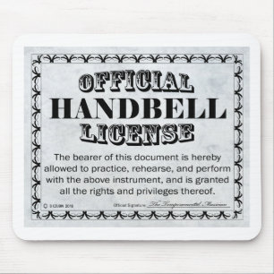 Handbell License Mouse Mat