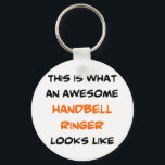 handbell ringer, awesome key ring<br><div class="desc">awesome handbell ringer</div>