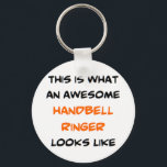 handbell ringer, awesome key ring<br><div class="desc">awesome handbell ringer</div>