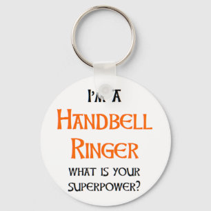 handbell ringer key ring