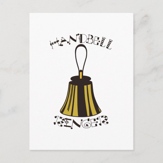 Handbell Ringer Postcard (Front)