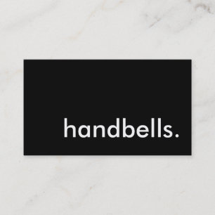 handbells. business card