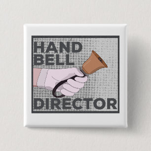 Handbells Director 15 Cm Square Badge