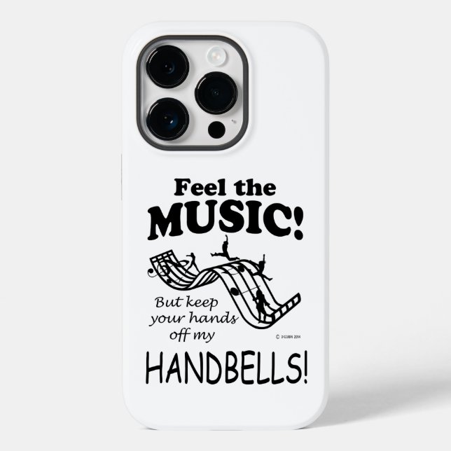 Handbells Feel The Music Case-Mate iPhone Case (Back)