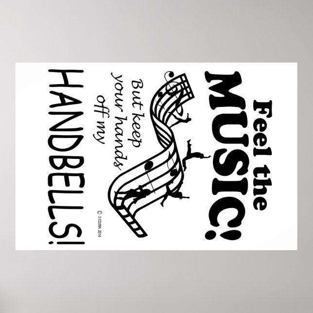 Handbells Feel The Music Poster (Front)