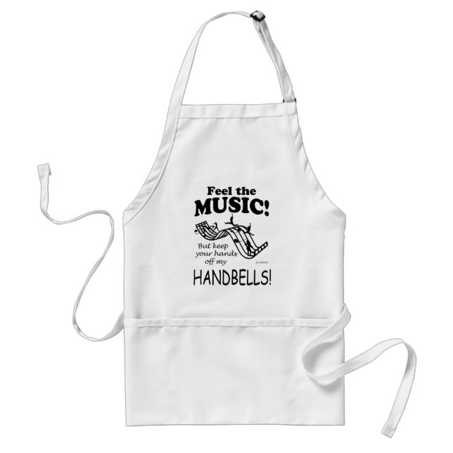 Handbells Feel The Music Standard Apron (Front)