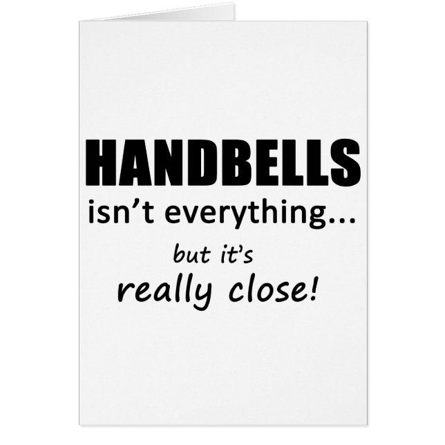 Handbells Isn't Everything (Front)