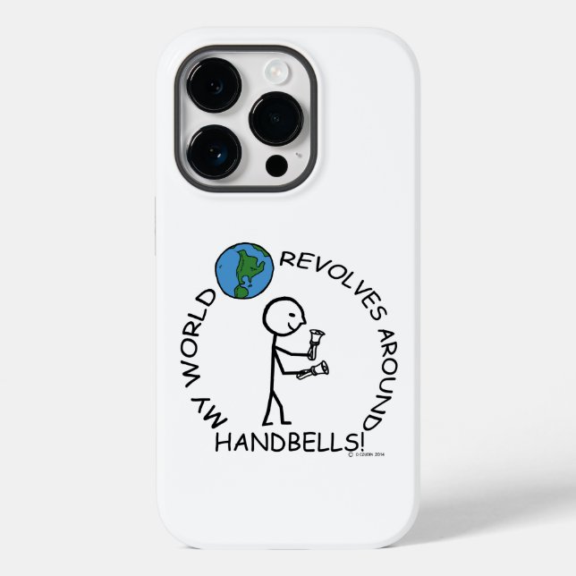 Handbells- World Revolves Around Case-Mate iPhone  Case (Back)